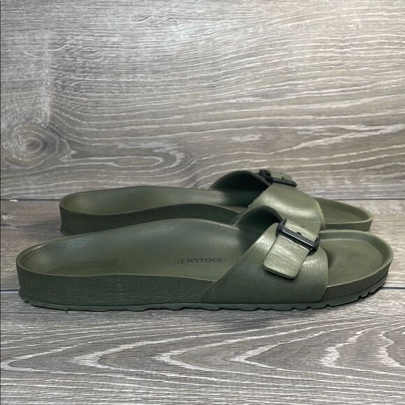 Birkenstock Madrid Eva Essentials Olive Green Women’s Sz 10/EU 41 Slide Sandals - Picture 1 of 12